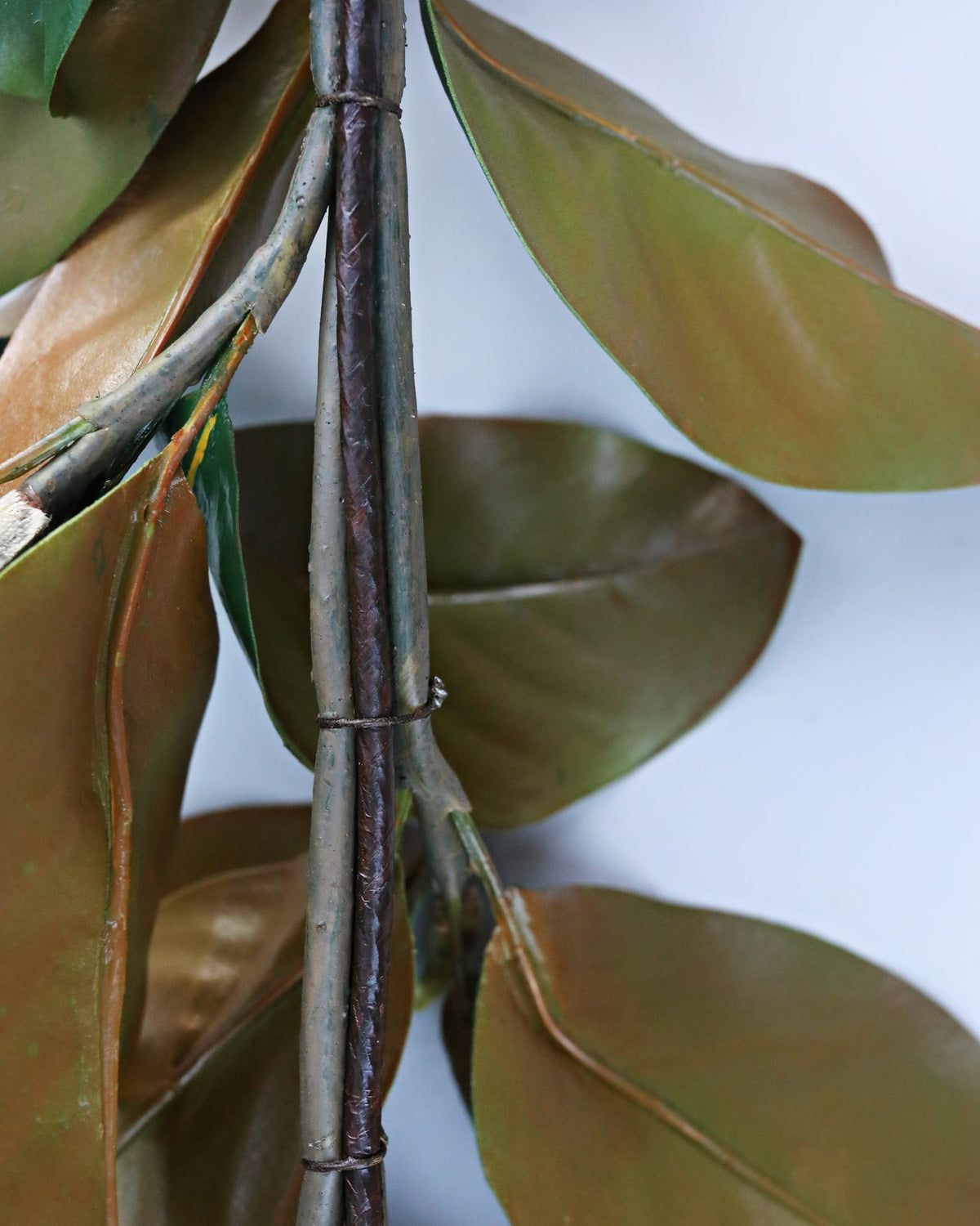 Base of Faux Magnolia leaf Garland