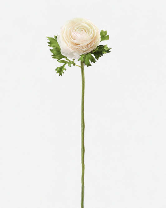 Cream Faux Ranunculus