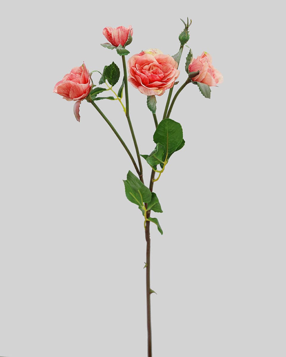 Prestige Botanicals Artificial Cerise Rose Spray Stem