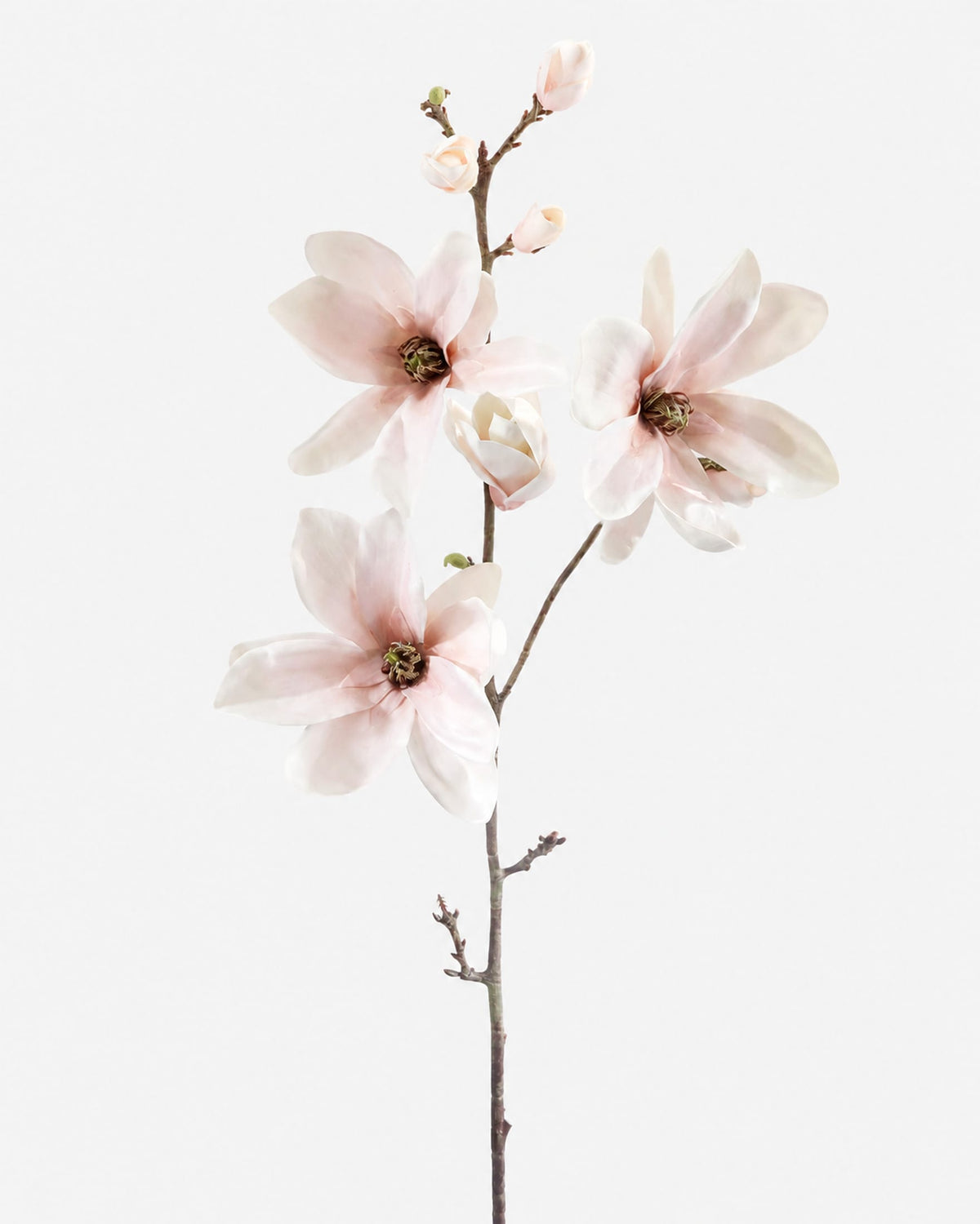 Artificial Blush Pink Magnolia Branch