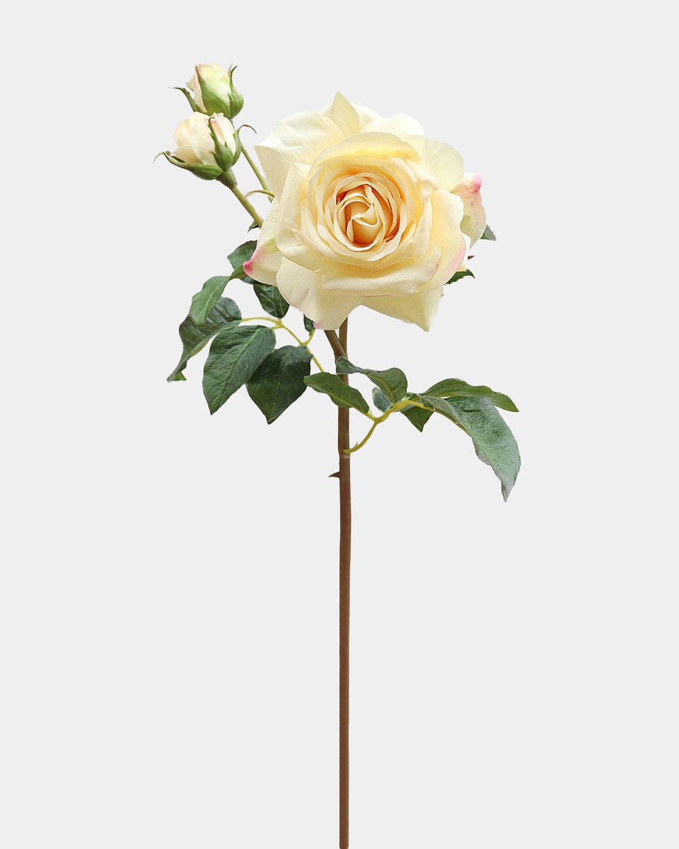 Real Touch Prestige Soft Yellow Rose 22" Real Touch Prestige Soft Yellow Rose 22"