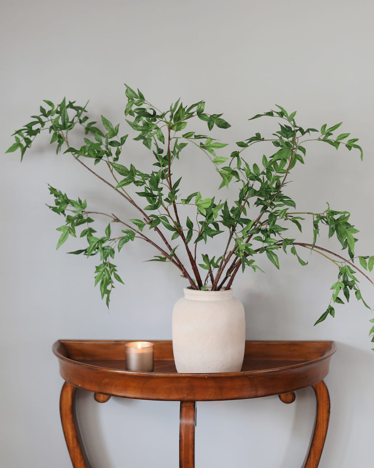 Tender Leaves Artificial Greenery Stems in a vase