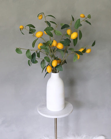 Artificial Fruit Lemon Branch 37.5