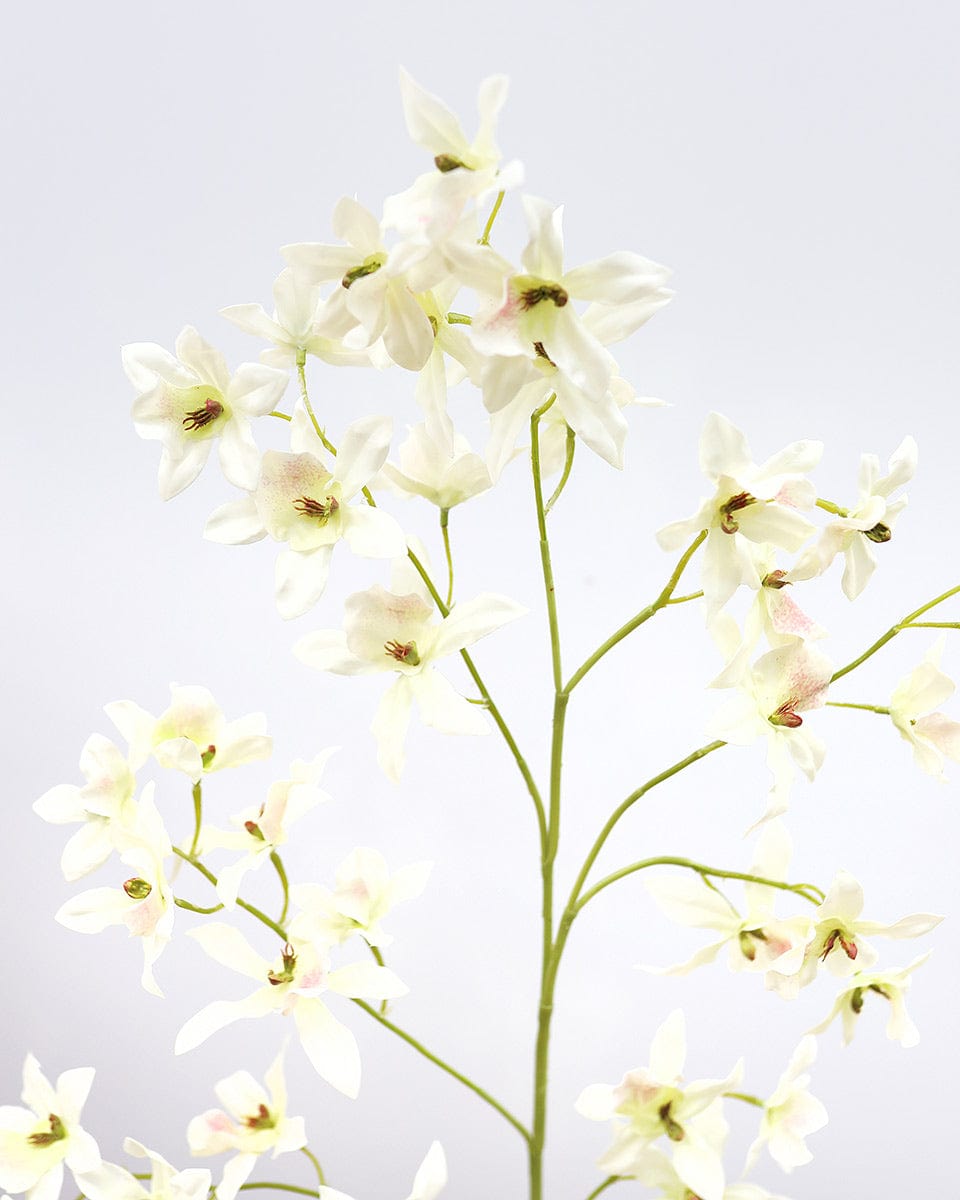 Blossoms on Oncidium Orchid Faux Stem