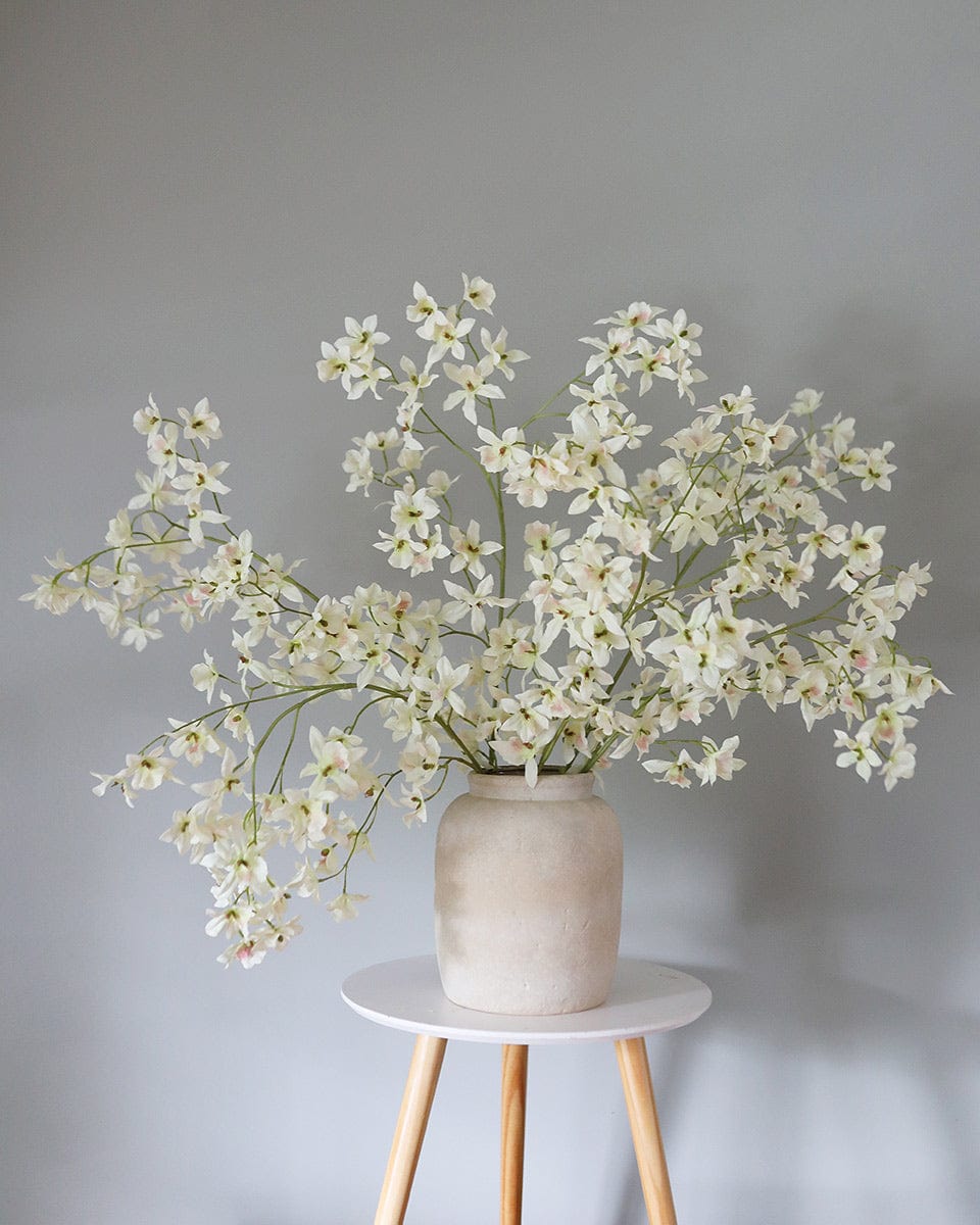Fake Flower Arrangement with Oncidium Orchid Stems