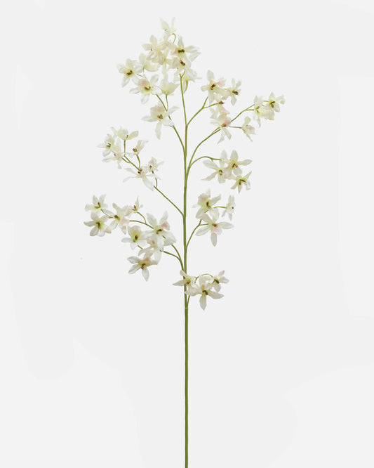 Artificial White dancing Orchid Oncidium