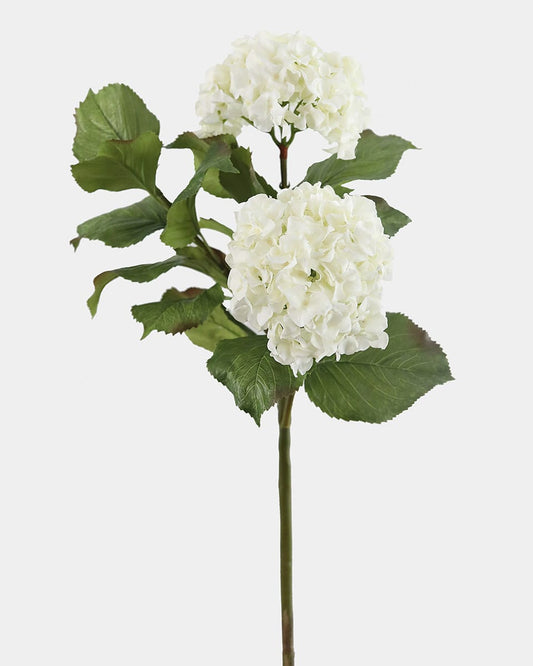 Prestige Botanicals pb-stem Artificial Large White Double Hydrangea