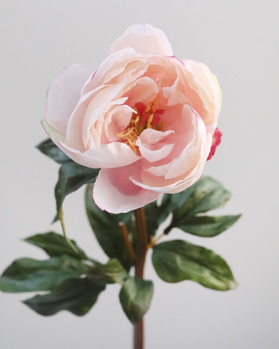 Blush Pink Artificial Peony Flower