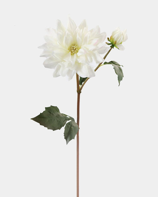 Prestige Botanicals pb-stem Artificial White Dahlia Stem