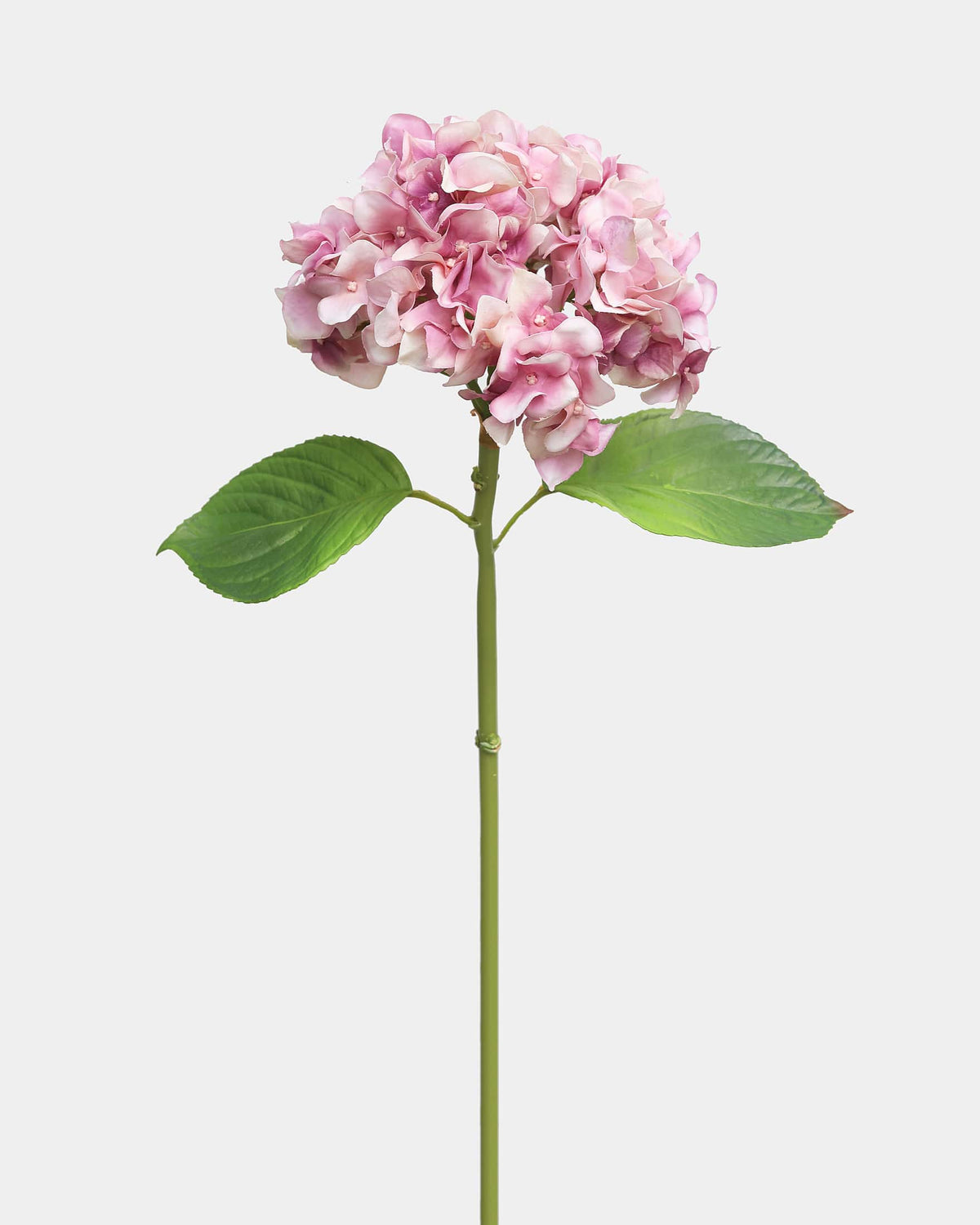 Pink Fake Hydrangea Stem