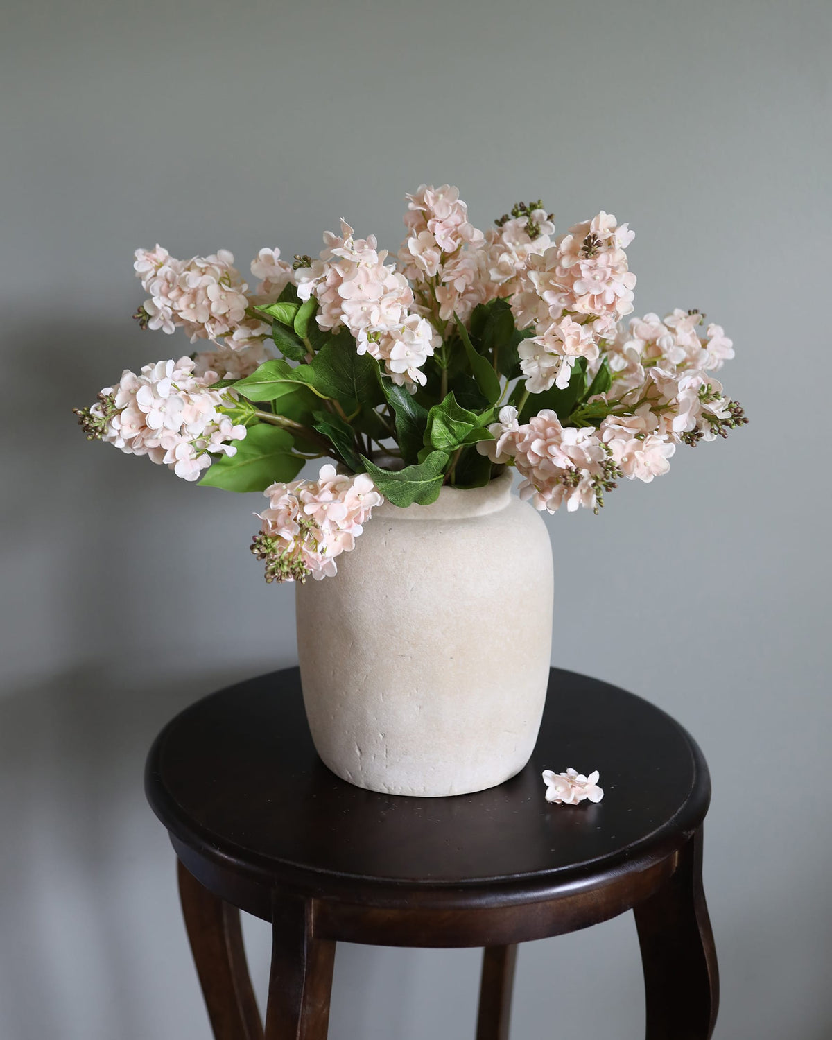 Blush Pink Real Touch Lilacs in Vase
