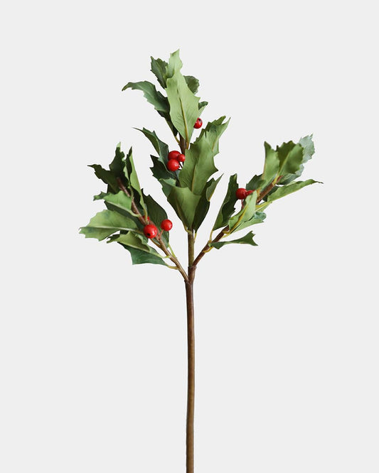 Prestige Botanicals pb-stem Small Artificial Red Holly stem