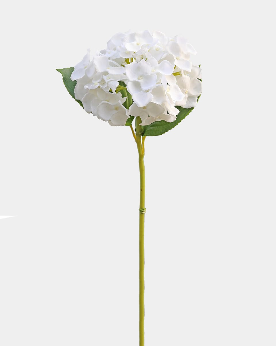 Artificial Flowers Small White Hydrangea Blossom