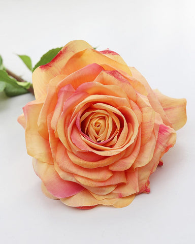 Artificial Orange Rose | Artificial Flowers | Premium Fake Roses