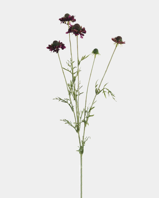 Artificial Violet Scabiosa Wildflower