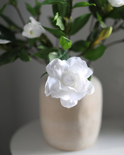 Beautiful Gardenia Bloom Artificial White Flower