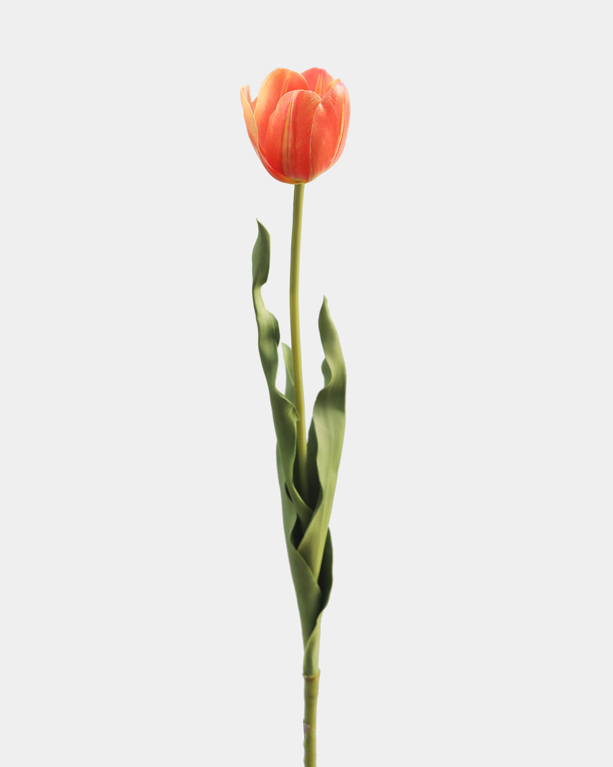 Artificial Orange Yellow Tulip
