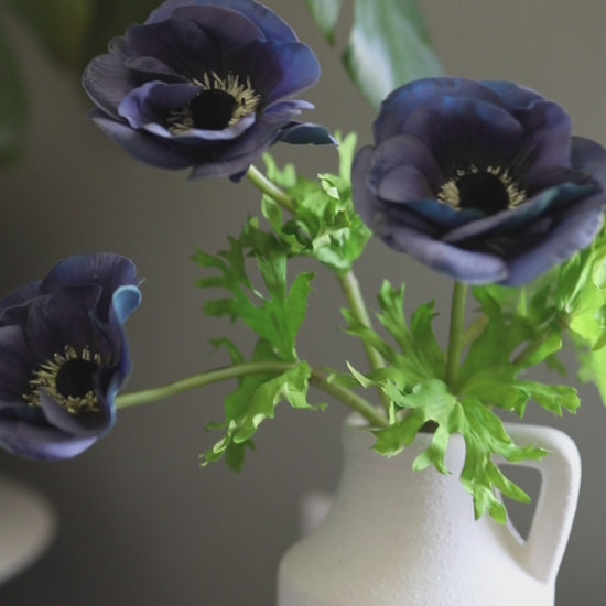 Video of Blue Faux Anemone Florals