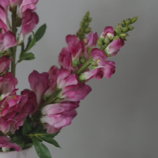 Real Touch Flowers Dark Pink Snapdragon Blooms