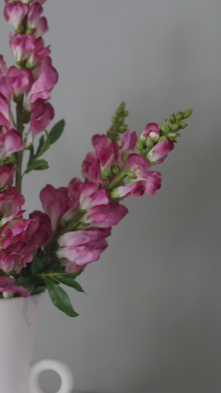 Real Touch Flowers Dark Pink Snapdragon Blooms