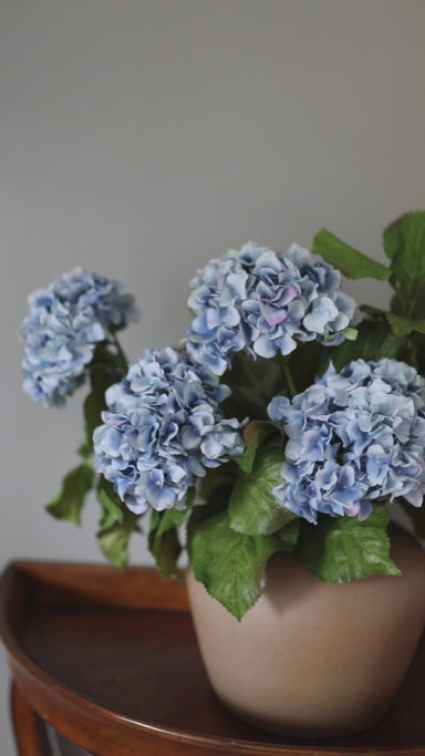 Artificial Blue Double Hydrangea 36