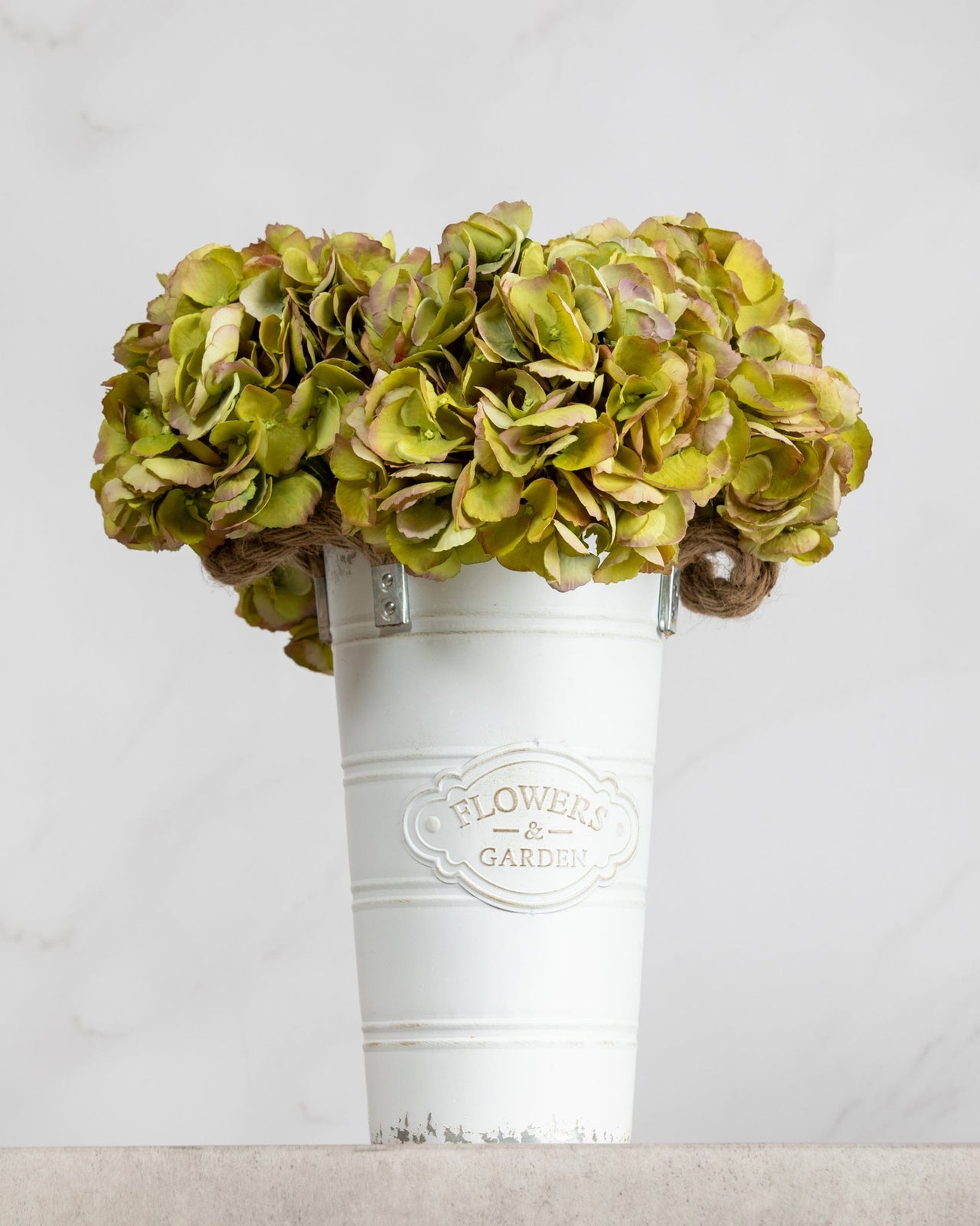 Prestige Botanicals Artificial Green Dry Hydrangeas