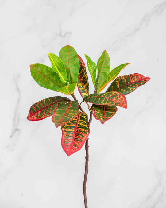 Prestige Botanicals Artificial Croton Foliage Stem